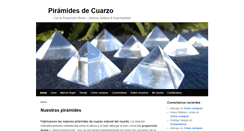 Desktop Screenshot of piramidecuarzo.com